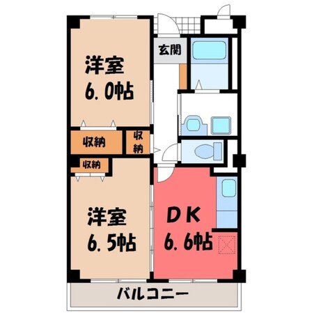 ポポラーレの物件間取画像